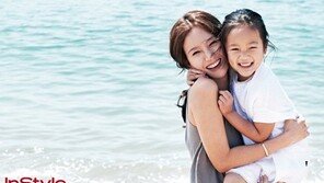 [스타 온라인] 배우 김민, 패션지 화보에 ‘붕어빵’ 딸 공개
