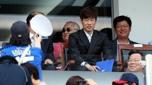 [포토] 박지성, 카메라 울렁증 폭소 ‘국대전보다 더 떨려~’