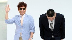 [포토] ‘정준하 결혼식’ 강호동, 90도 폴더 인사