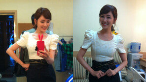 공서영 아나, 타이트한 의상입고 ‘몸매 과시’