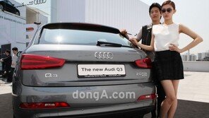 [포토] “역동적 뒷태… 아우디 Q3 매력 발산”