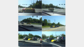 [영상] 샌드위치 된 람보르기니, “정면충돌 아니라 그나마 다행”