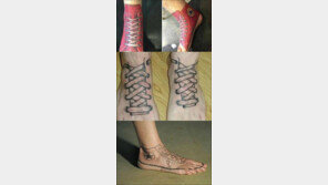 벗을 수 없는 신발 “살색 운동화 아닌가?”