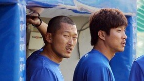 [포토] ‘삭발투혼’ 권오준, 포스가 장난 아니야