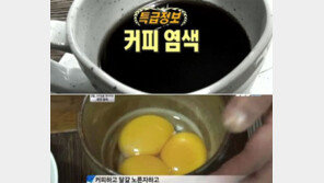 커피 염색 화제, ‘커피+계란’만 있으면 O.K