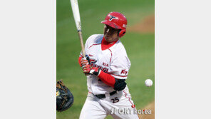 [포토] 이범호 ‘아파도 아픈게 아니야’