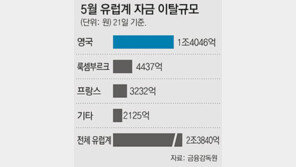 외국인 이탈 자금 72%가 ‘유럽계’