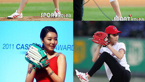 이수정 시구 사진 대방출 “힘찬 와인드업 역대 최강”