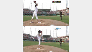 [영상] 이수정 시구의 여왕, “오늘은 ‘마구’를 시도해봤다”