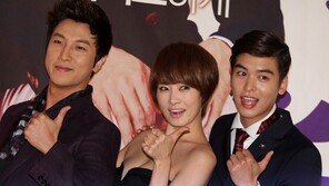 [SD포토] 박견형-김선아-이장우 ‘우리 드라마가 최고!’