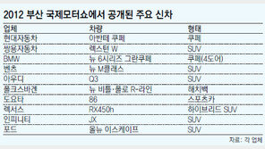 “내수 침체 돌파구”… 세단 대신 쿠페-SUV 떴다