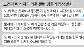 “노건평, 현재론 뭉칫돈과 무관” 檢 잘못 짚었나 숨고르나