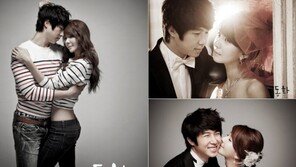 이파니 웨딩화보 공개, 볼키스에 서성민 ‘함박웃음’