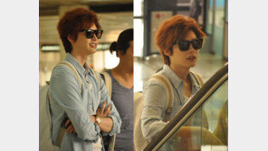 이종석, 파마머리에 해맑은 미소 ‘만화같은 공항패션’