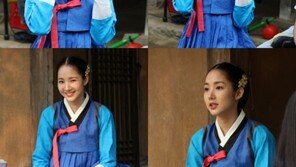 ‘한복미녀’ 박민영, 깜찍발랄 4색 표정