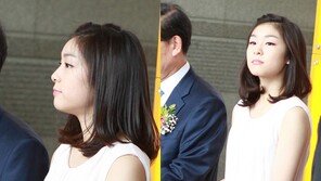 [포토] 김연아, 꼭 다문 입술…시크한 피겨여왕