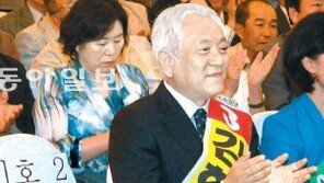 김한길, 이해찬 텃밭서 1위… 13표차 추격