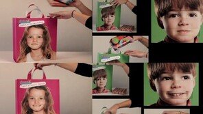 물건 사면 웃는 쇼핑백, “뒷면엔 우는 부모의 얼굴을 인쇄해줘”