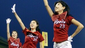 [포토] 치어리더, 시원하게 뻗은 각선미