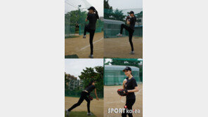 [포토] 공현주, 타이트한 의상입고 ‘아찔’ 시구연습