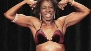 77세 식스팩 할머니 ‘깜짝!’… “보디빌딩으로 스트레스 풀어”