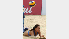 [SD포토] 공이 원망스러운 미녀선수