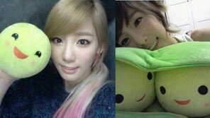 태연 곁을 지키는 ‘완두콩인형’…왠지 닮은 듯