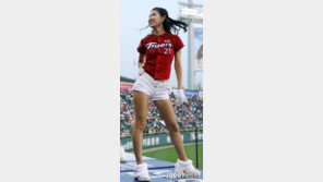 [포토] 치어리더, 쭉쭉 뻗은 바디라인 과시