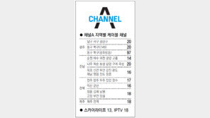 [광주/전남][전북][제주]채널A 지역별 케이블 채널