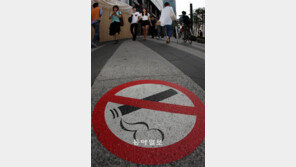 서울 강남대로 오늘부터 ‘담배’ 과태료