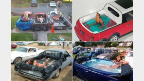 수영장 딸린 자동차, “이게 진정한 카풀(car+pool)?”