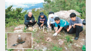 [광주/전남]해남 옥매산 정상에 쇠말뚝, 왜?
