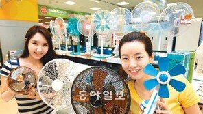 탁상용 선풍기 “작아도 시원해요”
