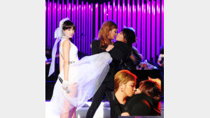 호란-소유진, 파격적인 키스 퍼포먼스 ‘헉’