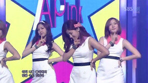 에이핑크 무대 실수… 박초롱 구두굽 떨어져 ‘아찔’