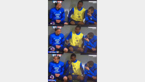 에브라, 경기도중 동료 유니폼으로 엉덩이 닦고 ‘킁킁’