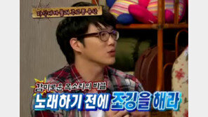 성시경, 성대에 땀나도록 뛴다