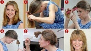 초간단 머리 자르기 ‘폭소’… “생각보다 괜찮네?”