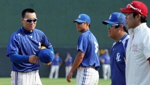 [포토] 이승엽 머리는 더울 때 보면 시원해~