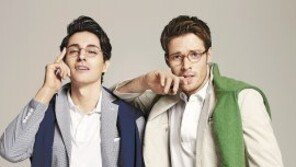 [Chic]세련된 쿨비즈 룩 따라잡기… 청색계열 재킷에 흰색바지 시원시원