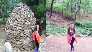 솔비, 탱크톱 등산 패션 ‘은근히 복근 노출’