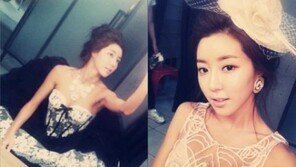 박한별, 3천만원 드레스입고 ‘잘록허리’ 과시