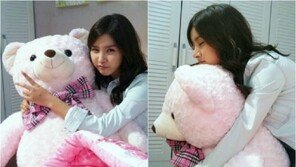 김소은, 곰인형 안고 ‘애교 끝판왕 셀카’ 男心 살살~