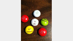 섬뜩한 초콜릿, “광고 노린 것이라면… 더 섬뜩해”