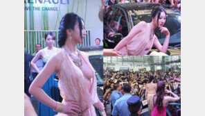 ‘제2의 간루루’ 등장, 中 모터쇼 이제 가슴 노출은 기본?