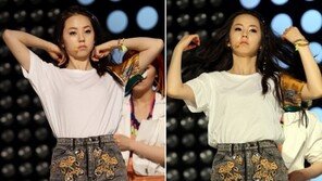 [포토] 원더걸스 소희, 머리 넘기면서도…‘한결같이 멍!’