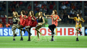 [포토] ‘한국-레바논’ 티아라, ‘인형미모+각선미’ 화끈한 ‘러비더비’