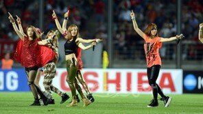 [포토] ‘한국-레바논’ 티아라, 신나는 춤사위로 분위기 UP!