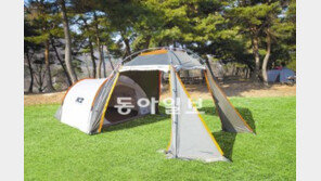 [산으로 가자/아웃도어 특집]폴 4개면 침실·주방 갖춘 리빙쉘 텐트가 뚝딱