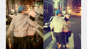 나윤권, 한설아 ‘당당한 공개 데이트’ 커플룩 눈길